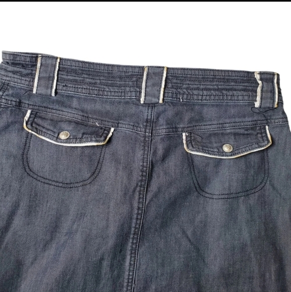 Style & Co. Blue Pencil Midi Skirt Casual - Picture 7 of 12